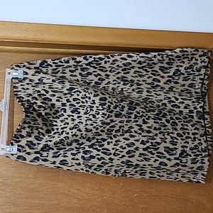 Worthington Leopard Print Pencil Skirt XL